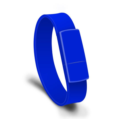 MicroDrive 32GB USB 2.0 Fashion Bracelet Wristband U Disk (Blue) - USB Flash Drives by MicroDrive | Online Shopping South Africa | PMC Jewellery