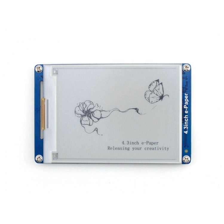 Waveshare 4.3 inch 800x600 Pixel Serial Interface Electronic Paper Display UART Module - Modules Expansions Accessories by Waveshare | Online Shopping South Africa | PMC Jewellery | Buy Now Pay Later Mobicred