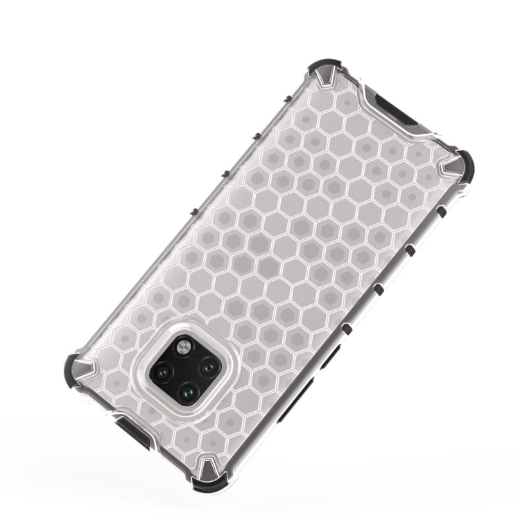 Shockproof Honeycomb PC + TPU Case for Huawei Mate 20 Pro (Transparent) - Huawei Cases by PMC Jewellery | Online Shopping South Africa | PMC Jewellery