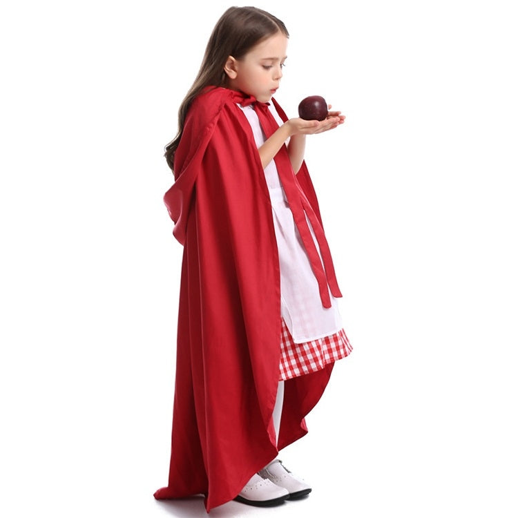 Little Red Riding Hood Parent Child Fairy Tale Drama Performance Costume Little Red Riding Hood Dress Little Maid Two Dress Halloween Costume (Color:Cape+Maid Size:XS) - Clothing by PMC TechLife | Online Shopping South Africa | PMC TechLife