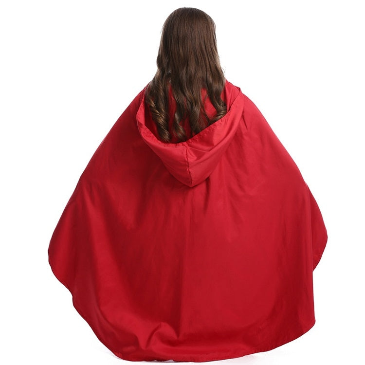 Little Red Riding Hood Parent Child Fairy Tale Drama Performance Costume Little Red Riding Hood Dress Little Maid Two Dress Halloween Costume (Color:Cape+Maid Size:XS) - Clothing by PMC TechLife | Online Shopping South Africa | PMC TechLife
