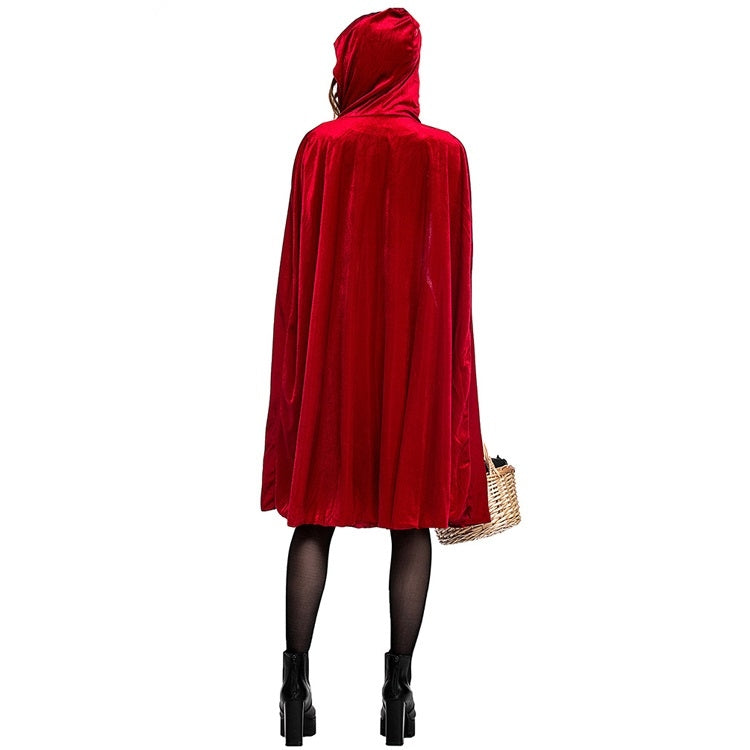 Little Red Riding Hood Costume For Adults Cosplay (Color:Red Size:XL) - Clothing by PMC TechLife | Online Shopping South Africa | PMC TechLife