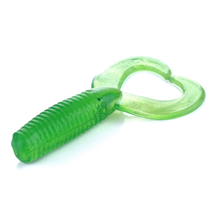 HENGJIA SO105 20 PCS 3.5cm/0.9g Double Tailed Bait Soft Bait for Sea Fishing (Green) - Fishing Lures by HENGJIA | Online Shopping South Africa | PMC TechLife | Buy Now Pay Later Mobicred