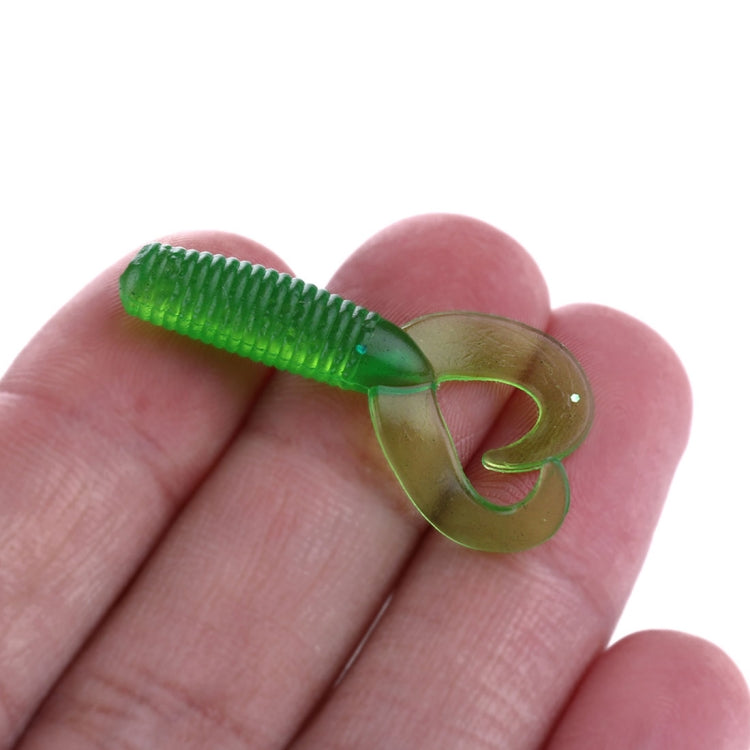 HENGJIA SO105 20 PCS 3.5cm/0.9g Double Tailed Bait Soft Bait for Sea Fishing (Red) - Fishing Lures by HENGJIA | Online Shopping South Africa | PMC TechLife