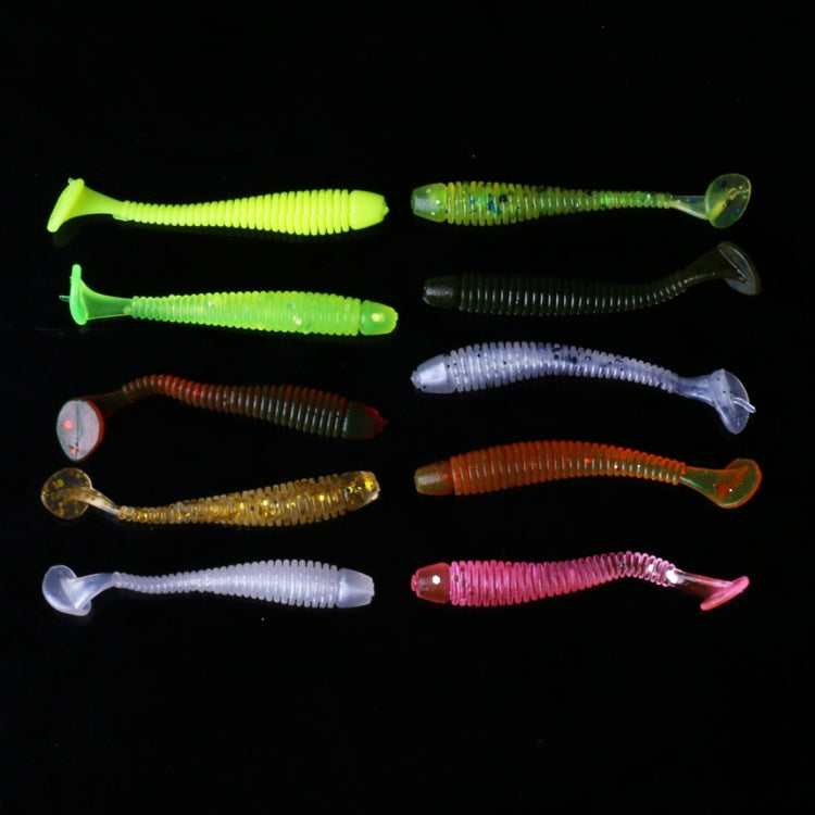 HENGJIA SO041 5cm/0.6g 10 PCS  Fishing Wobbler Soft Jigging Fishing Lure Worm Swimbaits Silicone Bait - Fishing Lures by HENGJIA | Online Shopping South Africa | PMC TechLife | Buy Now Pay Later Mobicred