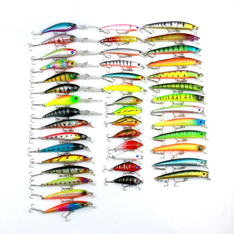 HENGJIA Set002 43 PCS Sequin Set Metal Sequins False Bait Fresh Sea Bass Fishing Bait Set, Length: 5 to 10.5cm, Bagged - free shipping - PMC TechLife - Order now!