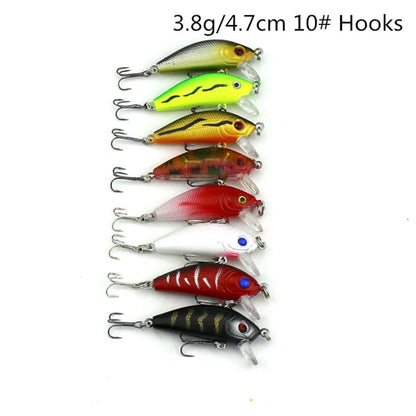 HENGJIA Set002 43 PCS Sequin Set Metal Sequins False Bait Fresh Sea Bass Fishing Bait Set, Length: 5 to 10.5cm, Bagged - Fishing Lures by HENGJIA | Online Shopping South Africa | PMC Jewellery