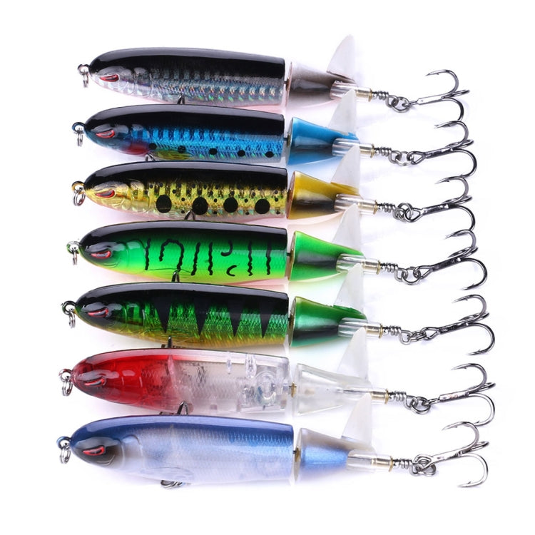 HENGJIA PE018 10cm/13g Propeller Tractor Shaped Hard Baits Fishing Lures Tackle Baits Fit Saltwater and Freshwater (6#) - free shipping - PMC TechLife - Order now!