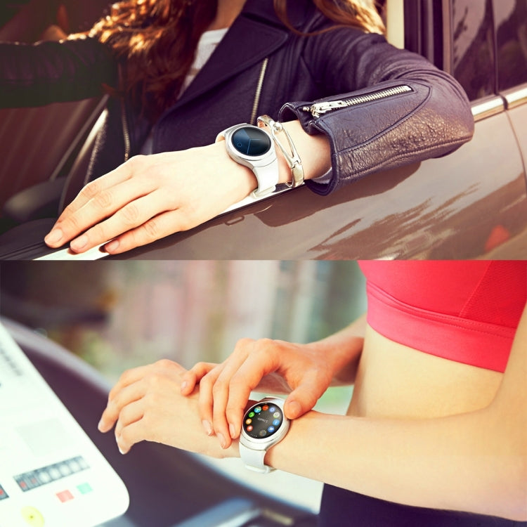 For Samsung Gear S2 Sport / Gear S2 Watch Solid Color Silicone Watchband(White) - Watch Bands by PMC TechLife | Online Shopping South Africa | PMC TechLife | Buy Now Pay Later Mobicred