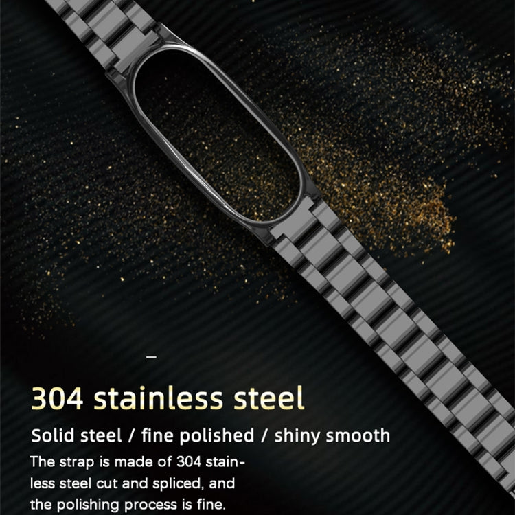 Mijobs Stainless Steel Metal Watch Band for Xiaomi Mi Band 3 & 4 & 5 & 6(Purple) - free shipping - PMC TechLife - Order now!
