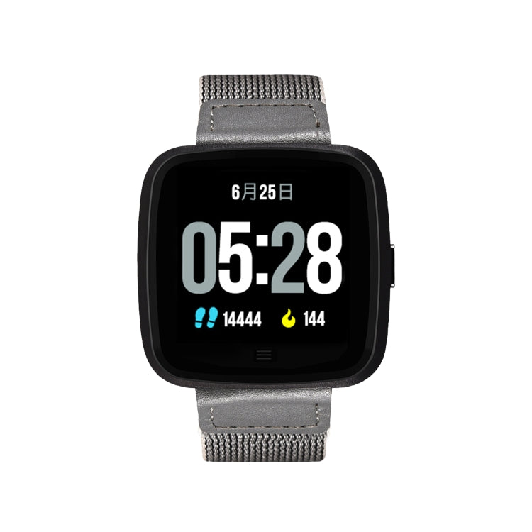 DTNO.1 G12 1.3 inches OLED Color Screen Smart Bracelet IP67 Waterproof, Nylon Watchband, Support Call Reminder /Heart Rate Monitoring /Sedentary Reminder /Multi-sport Mode(Black) - free shipping - PMC TechLife - Order now!