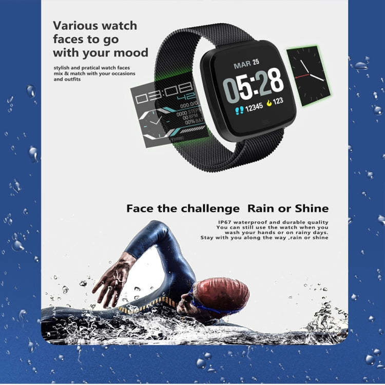 DTNO.1 G12 1.3 inches OLED Color Screen Smart Bracelet IP67 Waterproof, Steel Watchband, Support Call Reminder /Heart Rate Monitoring /Sedentary Reminder /Multi-sport Mode(Silver) - free shipping - PMC TechLife - Order now!