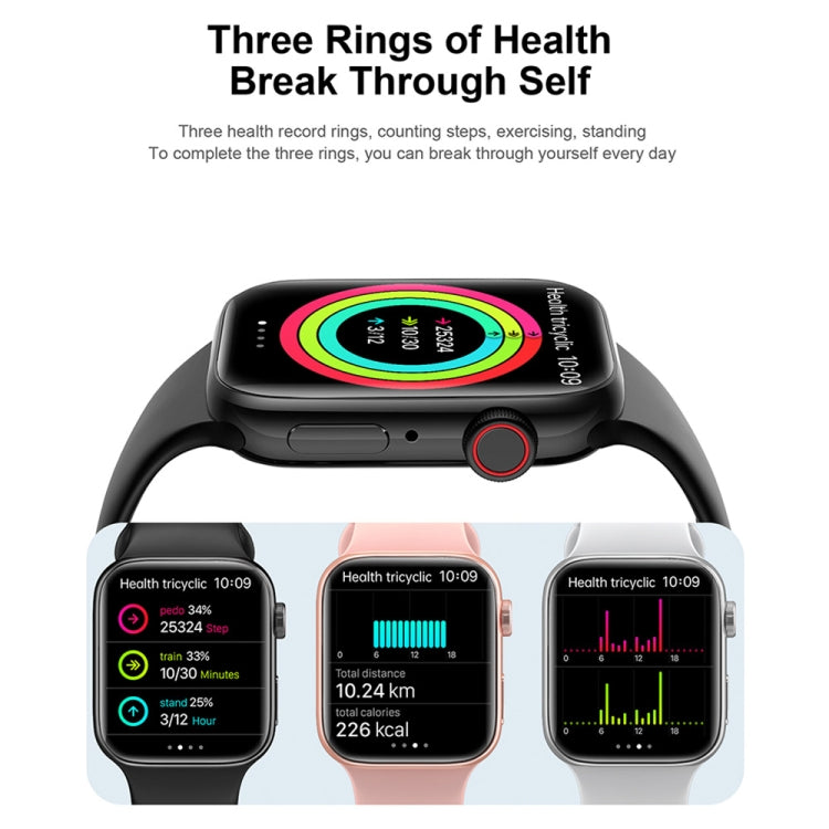 T900 PRO MAX L BIG 1.92 inch Large Screen Waterproof Smart Watch, Support Heart Rate / Blood Pressure / Oxygen / Multiple Sports Modes (Black) - Smart Watches by PMC TechLife | Online Shopping South Africa | PMC TechLife | Buy Now Pay Later Mobicred