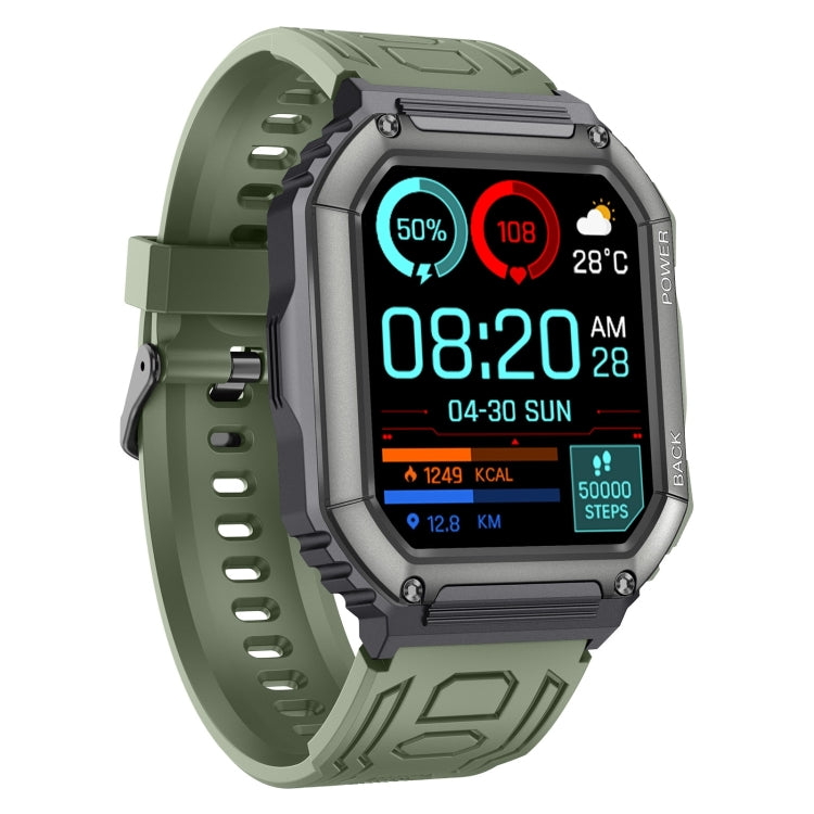 KR06 Waterproof Pedometer Sport Smart Watch, Support Heart Rate / Blood Pressure Monitoring / BT Calling (Camouflage Black) - Smart Watches by PMC TechLife | Online Shopping South Africa | PMC TechLife | Buy Now Pay Later Mobicred