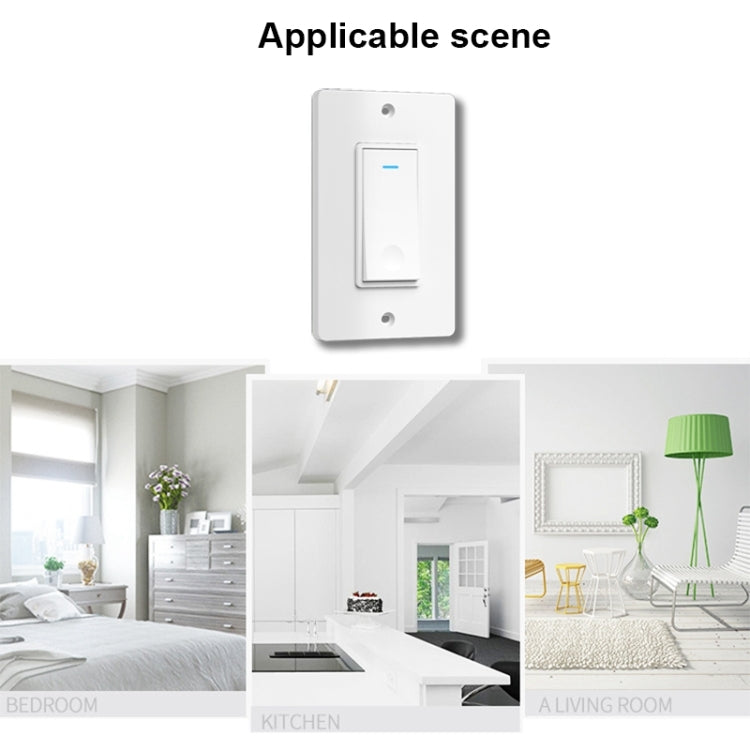 120 Type WiFi Smart Wall Touch Switch, US Plug(White) - Smart Switch by PMC Jewellery | Online Shopping South Africa | PMC Jewellery