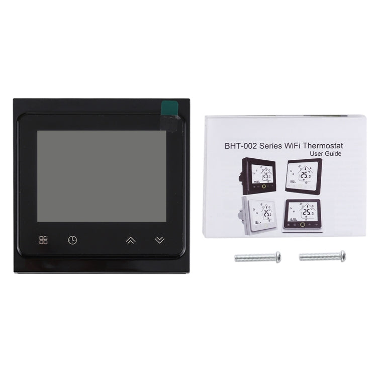 BHT-002GCLW 3A Load Water / Gas Boiler Type LCD Digital Heating Room Thermostat with Time Display, WiFi Control(Black) - Indoor Thermometer by PMC TechLife | Online Shopping South Africa | PMC TechLife