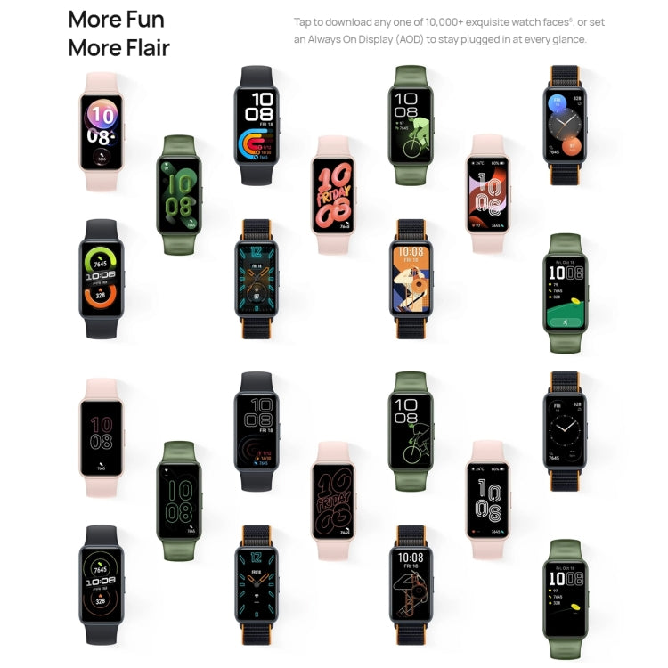 HUAWEI Band 8 Standard 1.47 inch AMOLED Smart Watch, Support Heart Rate / Blood Pressure / Blood Oxygen / Sleep Monitoring(Emerald) - free shipping - PMC TechLife - Order now!
