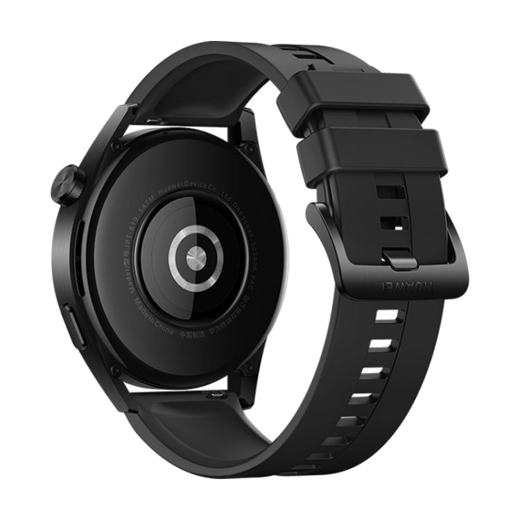 HUAWEI WATCH GT 3 Smart Watch 46mm Rubber Wristband, 1.43 inch AMOLED Screen, Support Heart Rate Monitoring / GPS / 14-days Battery Life / NFC(Black) - free shipping - PMC TechLife - Order now!