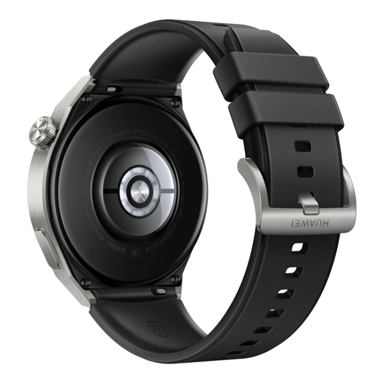 HUAWEI WATCH GT 3 Pro Titanium Smart Watch 46mm Rubber Wristband, 1.43 inch AMOLED Screen, Support ECG / GPS / 14-days Battery Life(Black) - free shipping - PMC TechLife - Order now!