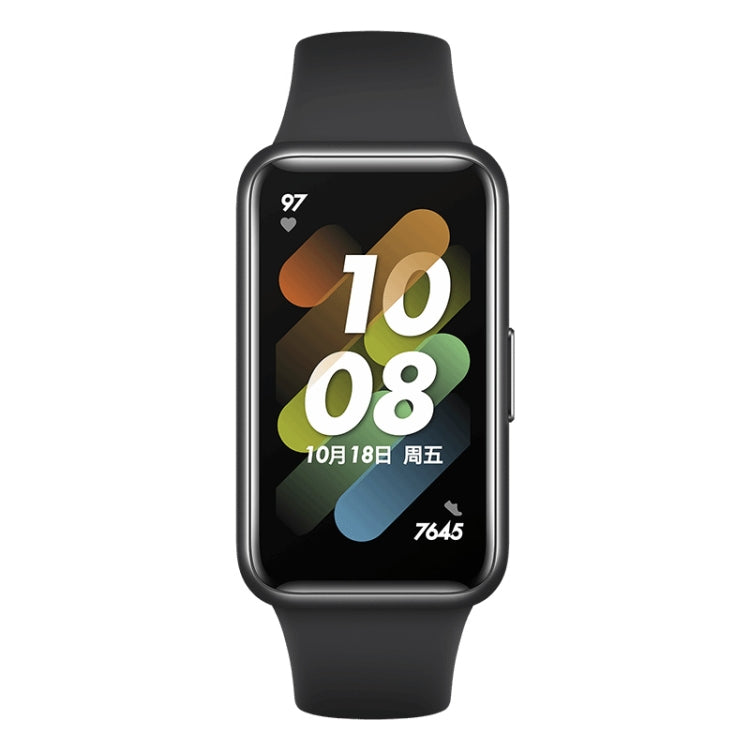 Original HUAWEI Band 7 NFC Edition, 1.47 inch AMOLED Screen Smart Watch, Support Blood Oxygen Monitoring / 14-days Battery Life(Black) - free shipping - PMC TechLife - Order now!
