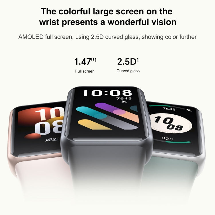 Honor Band 7, 1.47 inch AMOLED Screen, Support Heart Rate / Blood Oxygen / Sleep Monitoring(Black) - free shipping - PMC TechLife - Order now!