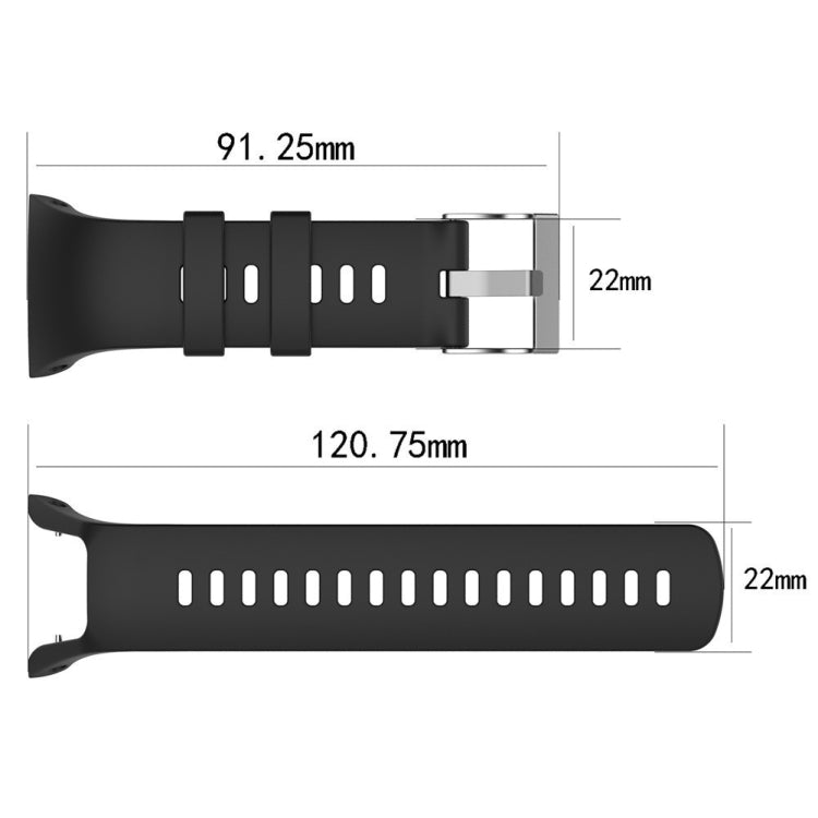 Silicone  Watch Band for SUUNTO Trainer Wrist HR(White) -  by PMC TechLife | Online Shopping South Africa | PMC TechLife | Buy Now Pay Later Mobicred