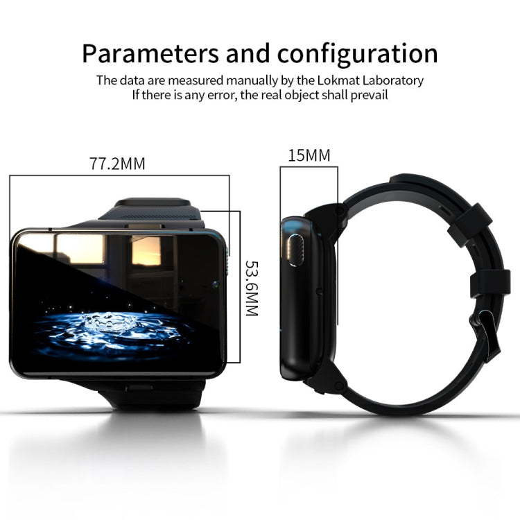 LOKMAT APPLLP Max 4G Call Smart Watch, 2.88 inch MTK6761 Quad Core, 4GB+64GB, Android  9.0, GPS, Heart Rate (Black) - free shipping - PMC TechLife - Order now!