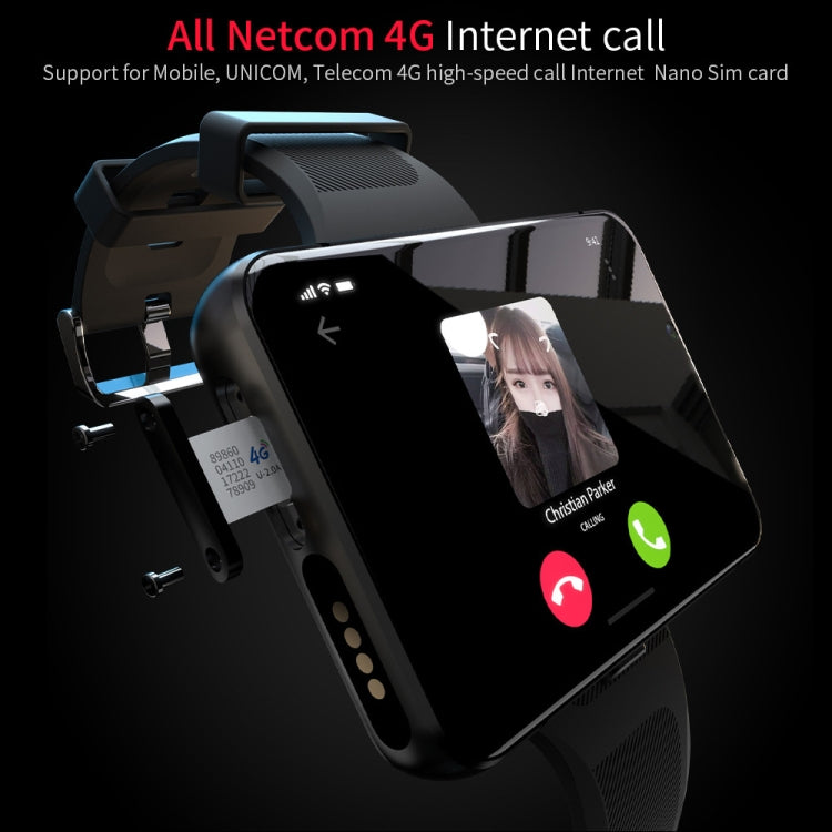 LOKMAT APPLLP Max 4G Call Smart Watch, 2.88 inch MTK6761 Quad Core, 4GB+64GB, Android  9.0, GPS, Heart Rate (Silver) - free shipping - PMC TechLife - Order now!