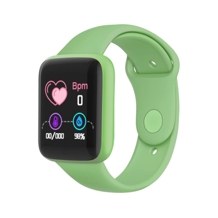 Y68M 1.44 inch Smart Watch, Support Heart Rate Blood Pressure Blood Oxygen Monitoring(Green) - Smart Wristbands by PMC TechLife | Online Shopping South Africa | PMC TechLife | Buy Now Pay Later Mobicred