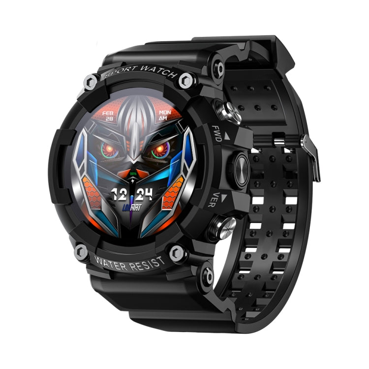 LOKMAT ATTACK 3 1.28 inch TFT Screen Sports Fitness Smart Watch, Support Bluetooth Call(Black) - free shipping - PMC TechLife - Order now!