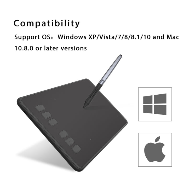 HUION Inspiroy Series H640P 5080LPI Professional Art USB Graphics Drawing Tablet for Windows / Mac OS, with Battery-free Pen - free shipping - PMC TechLife - Order now!