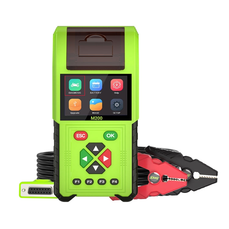 JDiag M200 8V-30V OBD Motorcycles Diagnostic Instrument with Data Printing - Code Readers & Scan Tools by PMC Jewellery | Online Shopping South Africa | PMC Jewellery