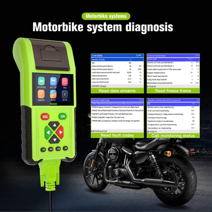 JDiag M200 8V-30V OBD Motorcycles Diagnostic Instrument with Data Printing, Full Version - Code Readers & Scan Tools by PMC Jewellery | Online Shopping South Africa | PMC Jewellery