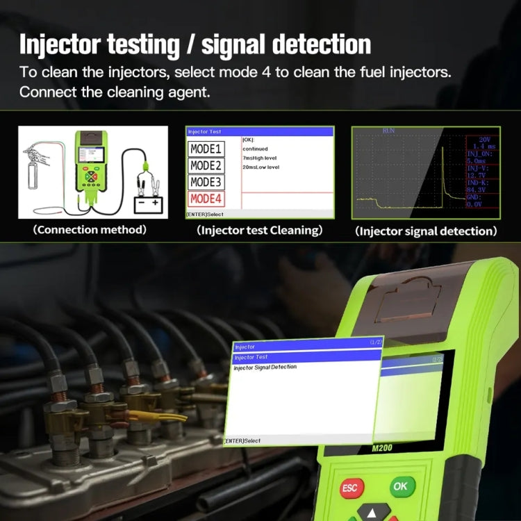 JDiag M200 8V-30V OBD Motorcycles Diagnostic Instrument with Data Printing, Full Version - Code Readers & Scan Tools by PMC Jewellery | Online Shopping South Africa | PMC Jewellery