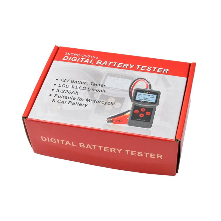 MICRO-200 PRO Car Battery Tester Battery Internal Resistance Life Analyzer, Nordic Version - Code Readers & Scan Tools by PMC TechLife | Online Shopping South Africa | PMC TechLife