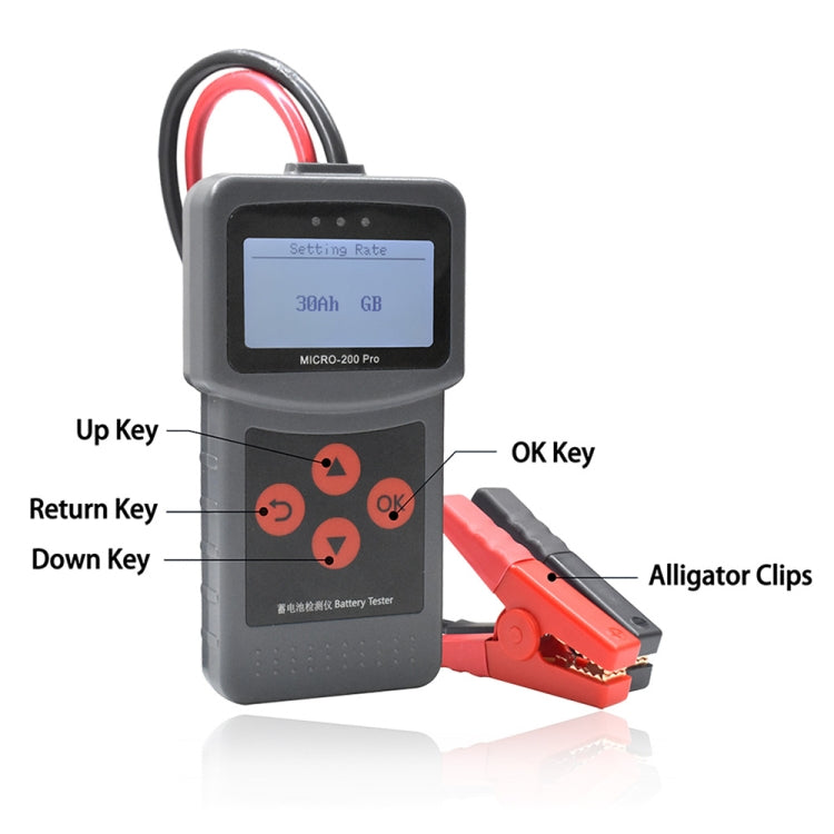 MICRO-200 PRO Car Battery Tester Battery Internal Resistance Life Analyzer, Western European Version - Code Readers & Scan Tools by PMC Jewellery | Online Shopping South Africa | PMC Jewellery