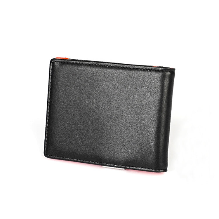 9606 Cowhide Leather Anti-magnetic RFID Multiple Card Slots Wallet for Men, with Zipper Bag(Black) - Antimagnetic RFID Package by PMC TechLife | Online Shopping South Africa | PMC TechLife | Buy Now Pay Later Mobicred