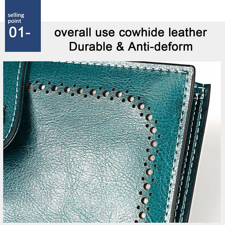 3526 Vintage Oil Wax Texture Large Capacity Long Multi-function Anti-magnetic RFID Wallet Clutch for Ladies (Brown) - Antimagnetic RFID Package by PMC TechLife | Online Shopping South Africa | PMC TechLife | Buy Now Pay Later Mobicred