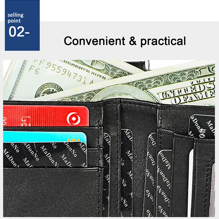 LT3529 Retro Crazy Horse Texture Double Zipper Anti-magnetic RFID Chain Wallet with Card Slots (Red) - Antimagnetic RFID Package by PMC TechLife | Online Shopping South Africa | PMC TechLife | Buy Now Pay Later Mobicred