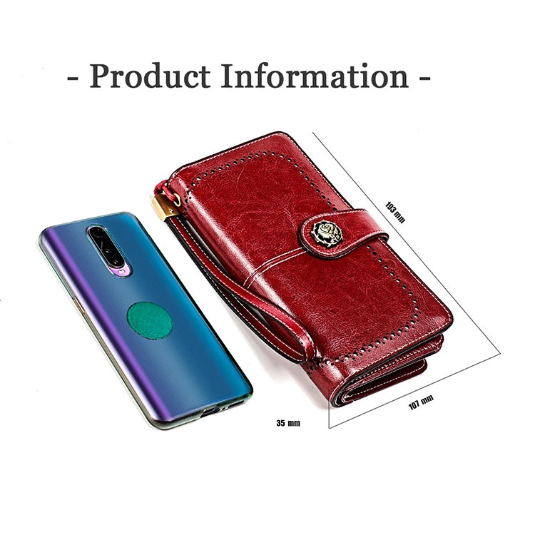 3555 Large Capacity Long Multi-function Anti-magnetic RFID Wallet Clutch for Ladies with Card Slots (Pink) - Antimagnetic RFID Package by PMC TechLife | Online Shopping South Africa | PMC TechLife | Buy Now Pay Later Mobicred