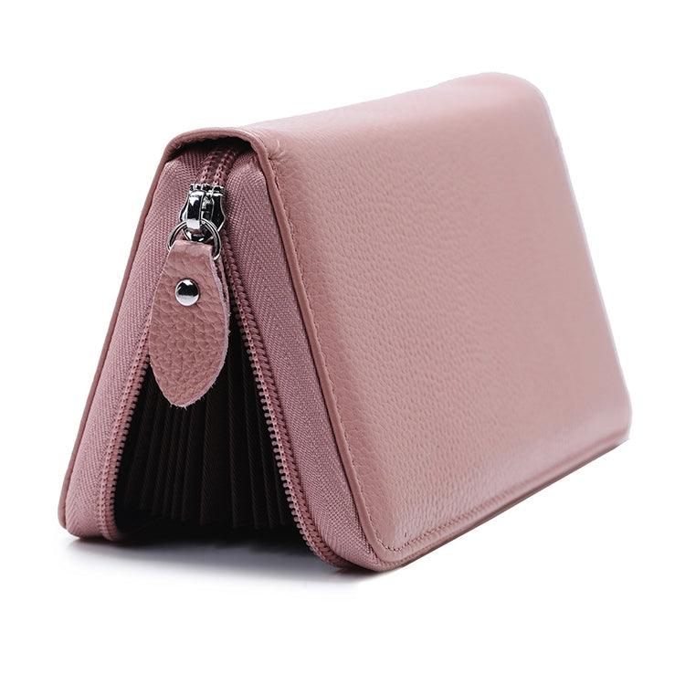 902 Antimagnetic RFID Litchi Texture Women Large Capacity Hand Wallet Purse Phone Bag with Card Slots(Pink) - Antimagnetic RFID Package by PMC TechLife | Online Shopping South Africa | PMC TechLife | Buy Now Pay Later Mobicred