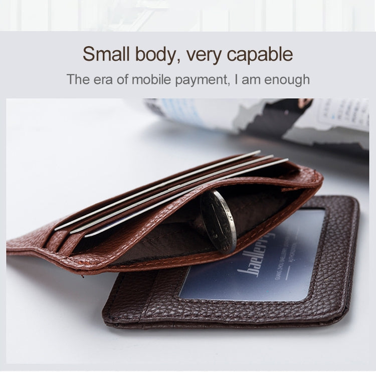 KB37 Antimagnetic RFID Litchi Texture Leather Card Holder Wallet Billfold for Men and Women (Purplish Red) - Antimagnetic RFID Package by PMC TechLife | Online Shopping South Africa | PMC TechLife | Buy Now Pay Later Mobicred