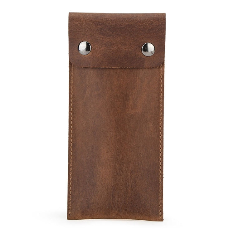 CONTACTS FAMILY CF1110 Universal Crazy Horse Leather Watch Protective Case Storage Bag for Apple Watch (Brown) - free shipping - PMC TechLife - Order now!