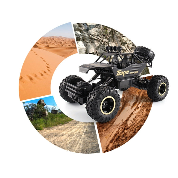 HD6026 1:12 Large Alloy Climbing Car Mountain Cross-country Four-wheel Drive Remote Control Car Toy, Size: 37cm(Black) - RC Cars by PMC TechLife | Online Shopping South Africa | PMC TechLife | Buy Now Pay Later Mobicred