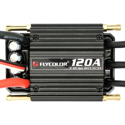 Flycolor Flymoster Series 120A 2-6S Waterproof Electronic Speed Controller for RC Boat - Motor & Speed Controller by PMC Jewellery | Online Shopping South Africa | PMC Jewellery