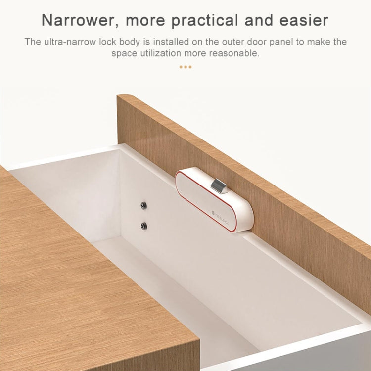 Original Xiaomi Youpin YEELOCK Smart Drawer Cabinet Lock Switch, US Plug(White) - Door Locks & Cabinet Locks by Xiaomi | Online Shopping South Africa | PMC TechLife | Buy Now Pay Later Mobicred