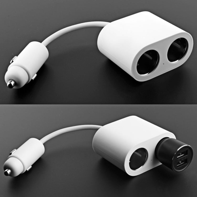 Original Xiaomi Youpin ROIDMI 2 in 1 120W 10A Car Cigarette Lighter + Dual USB Port Quick Charge Car Charger(White) - Car Charger by Xiaomi | Online Shopping South Africa | PMC Jewellery