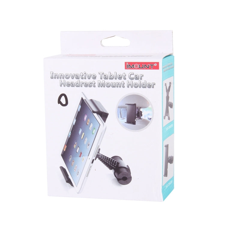 IMOUNT Universal Innovative Tablet Car Headrest Mount Holder, For Length Between 12.5CM To 17CM - Car Holders by PMC Jewellery | Online Shopping South Africa | PMC Jewellery