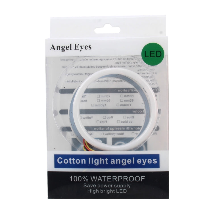 2 PCS 3inch 6W White Light + Yellow Light Car Angel Eyes Light, DC 12V Cable Length: 50cm - Eagle Eye Lamps by PMC TechLife | Online Shopping South Africa | PMC TechLife | Buy Now Pay Later Mobicred