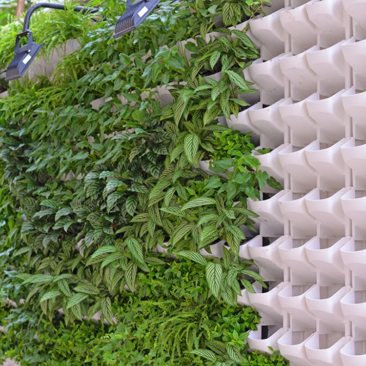 Plant Wall Vertical Indoor and Outdoor Balcony Wall-mounted Flower Pots Creative Combination of Resin Plastic Flower Pots with Removable Pot(Red) - free shipping - PMC TechLife - Order now!